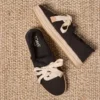 Carolina-espadriller med snörning för dam
