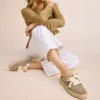 Carolina-espadriller med snörning för dam