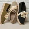 Carolina-espadriller med snörning för dam