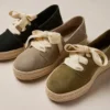 Carolina-espadriller med snörning för dam