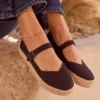Carolina Mary Jane-espadriller för dam