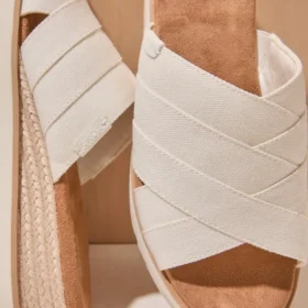 Diana Crossover Mule Wedge Sandal för dam