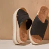 Diana Crossover Mule Wedge Sandal för dam