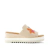 Diana-mulesandaler med kilklack för dam
