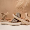 Diana-sandaler med kilklack för dam