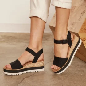 Diana-sandaler med kilklack för dam