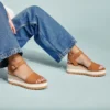 Diana-sandaler med kilklack för dam