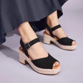 Isla Peep Toe-sandal med klack för dam