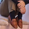 Lynette-loafer med kedja för dam