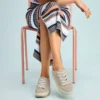 Rea Lace-Up Platform Sneaker för dam
