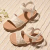 Remi-sandaler med ankelrem för barn