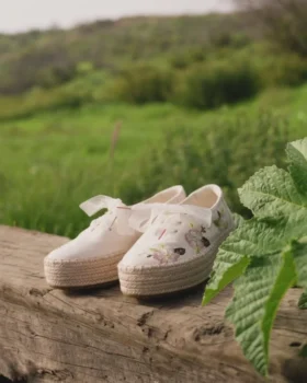 Valencia-espadriller med snörning för damer