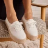 Valencia-espadriller med snörning för damer